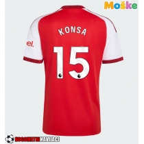 Moške Nogometnih dresov Arsenal Ezri Konsa #15 Domači 2026-27 Kratki rokavi